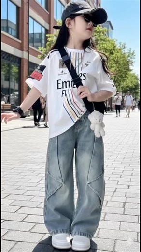 M77/ Set Áo Thun & Quần Jean C#dobochobe #quanaotreem #quanaobegai