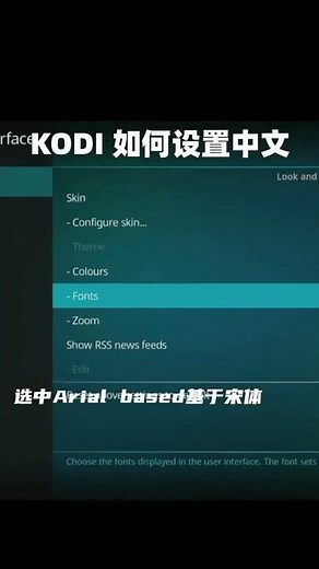 KODI如何设置中文