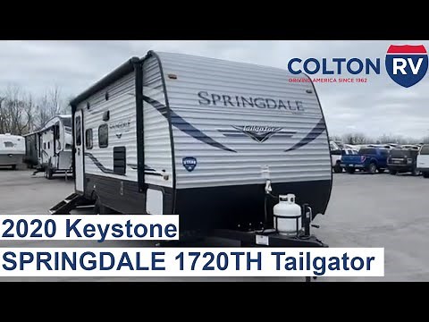 Quick Look 2020 Keystone SPRINGDALE 1720TH Tailgator Toy Hauler Travel Trailer