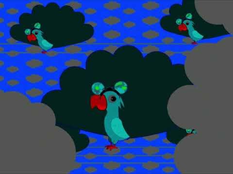 BabyTV First Baby Songs Bright Cyan Parrots Mitch Match Pil Animation Night Version Intro V2