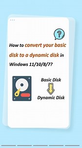 Easily Convert to Dynamic Disk in Windows 11/10/8/7