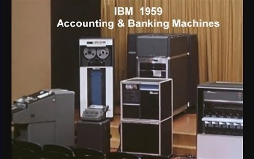 1959年IBM纪录片|银行穿孔卡计算机会计系统