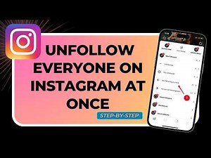 How to Unfollow Everyone on Instagram at Once (Safe Mass Unfollow & Account Limits!)