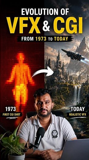 The Evolution of VFX & CGI in 60 Seconds 🤯🎬 #shorts