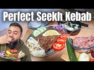 Perfect Seekh Kebab Recipe - Soft and Juicy Lamb Keema Kebab