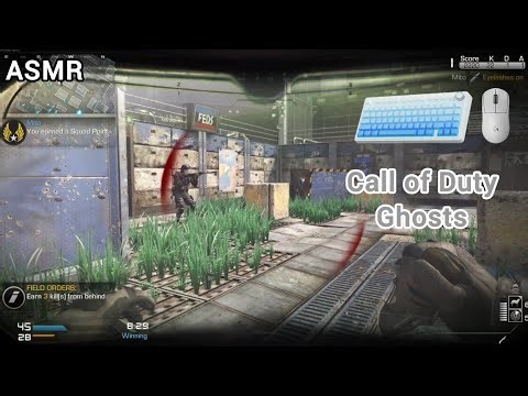 [ASMR COD Ghosts] just chilling ♡ keyboard & mouth sounds