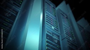 Artificial Intelligence Data Server Center 4K