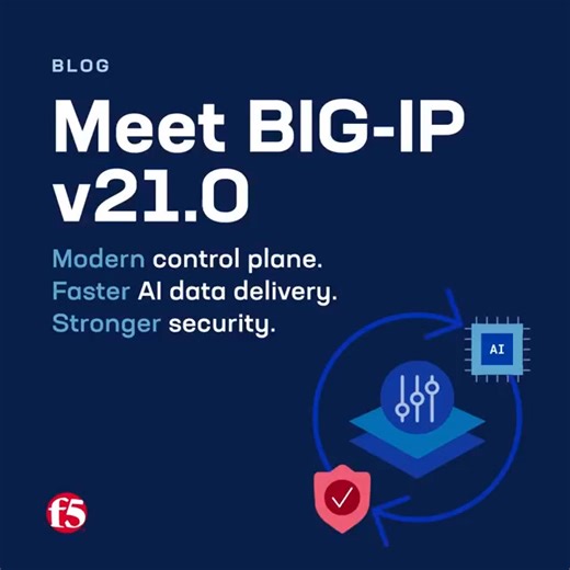 The next chapter of BIG-IP starts now. ⚡️ BIG-IP v21.0 brings a faster control plane, AI-ready data delivery, and stronger security from SSL Orchestrator to certificate updates. Get the full breakdown.  https://go.f5.net/8unxcgee #Westcon #FutureReady #F5 #BIGIP #AIReady | Westcon Philippines | Facebook