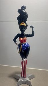 I just received my Sideshow Pidgin Design Wonder Woman statue in the black variant! What a beautiful statue! There is also a white version! #wonderwoman #sideshow #pidgin | Wonder Woman Everything Fans