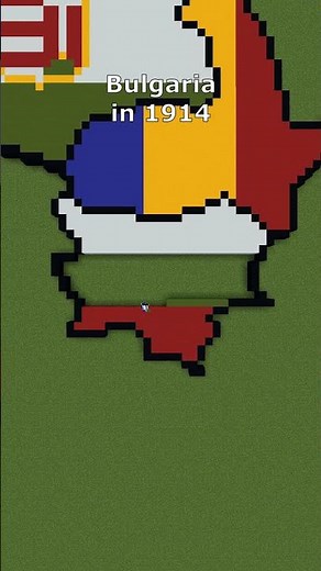 Small Scale 1914 Bulgaria #bulgaria #history #maps #flags #minecraft