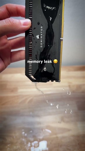 What is a memory leak?