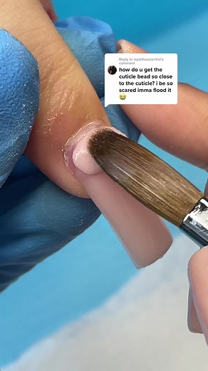 How to Apply Cuticle Beads for Acrylic Nails | Nail Tech Tips