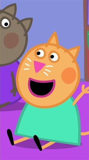 Candy Cat Canta una Canción Infantil 🎵🐱 #shorts #peppapig