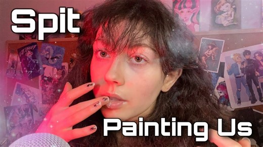 【ASMRmpits】ASMR口水画作🎨：先为自己，再为你（层叠口腔音 面部触碰）