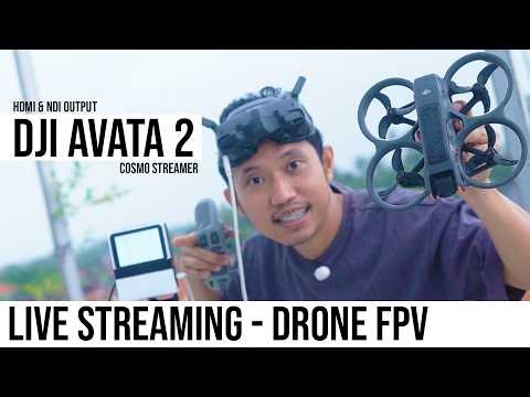 Cara Live Streaming Drone FPV - DJI AVATA 2 | Cosmostreamer Tanpa Remote Mahal