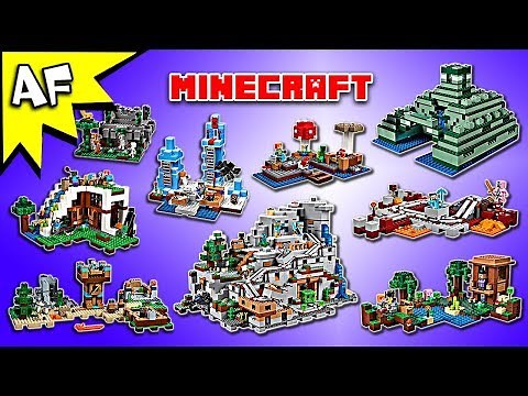 Every Lego Minecraft 2017 Set - Complete Collection!