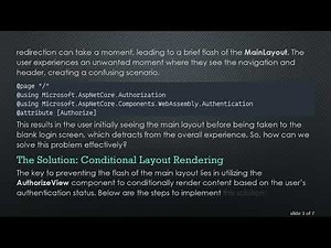 Ensuring a Seamless Redirect to Login in Blazor WASM: Hiding the Main Layout Until Authentication
