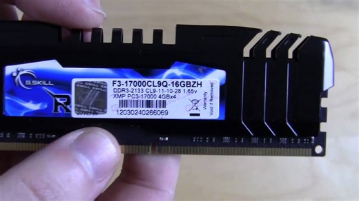 GSkill RipjawsZ 16GB quad channel memory kit unboxing & overview