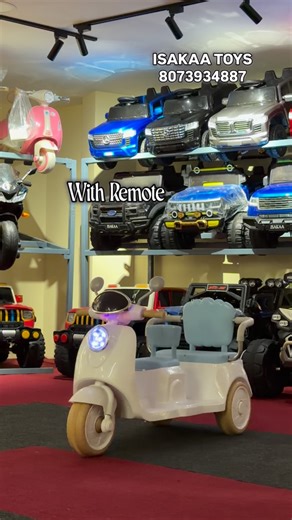 ISAKAA® Toys - The Original on Instagram: "Today’s Special Offers 🚙 4X4 Kids Jeep with Remote — Starting at Just ₹4,999/- A powerful, stylish kids jeep that comes with: • Parental remote control • LED lights & music system • Strong battery performance Perfect for parents searching for kids cars in Bangalore with safety + fun in one package. 🛵 Big Vespa Kids Bike (Supports up to 50 kg) — Only ₹4,999/- One of the most premium kids bikes in the market! Smooth ride, strong body, attractive Vespa s