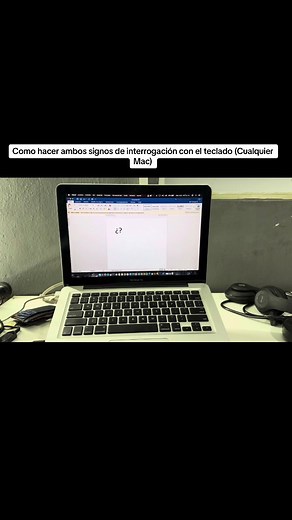 ¿Cómo hacer signos de interrogación en Mac?