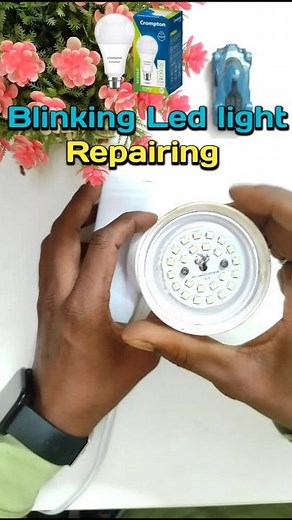 How To Repair Blinking Led Bulb |Led Bulb Repair #shortsviral