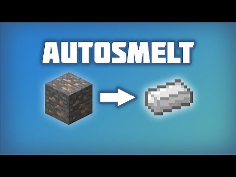 Efficient Auto Smelting System Tutorial in Minecraft [1.17]