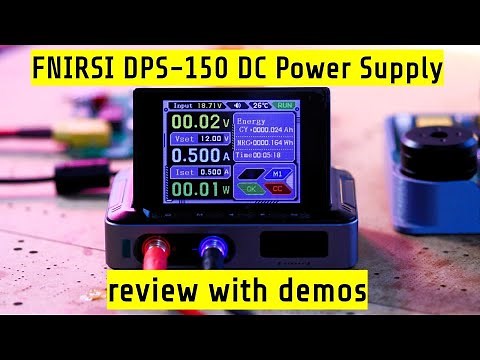 FNIRSI DPS-150 DC Power Supply Review with use case Demos!