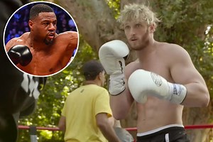 Logan Paul leaves world boxing champ Jean Pascal stunned with skills in sparring for Floyd Mayweather fight