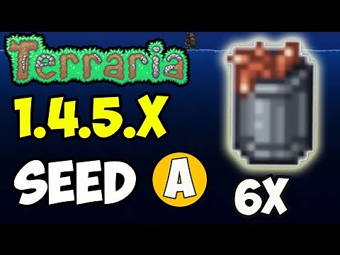 Terraria how to get CAN OF WORMS fast (6 pieces) (SEED for 1.4.5.6) (2026)