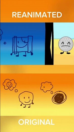 TPOT 15 Scene Reanimated VS Original #bfdi #bfb #tpot #bfdia