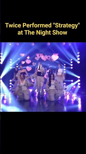 Twice "Strategy" Performance at The Jimmy Fallon Show #twice #jimmyfallon #thenightshow