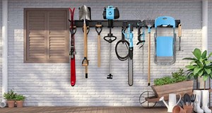 KOFANI Heavy Duty Garage Wall Organizer with 700LB Capacity, 48Inch Garage Tool Organizer Wall Mount and Garden Tool Organizer with Adjustable Tool Rack for Garage Shed Yard Storage
