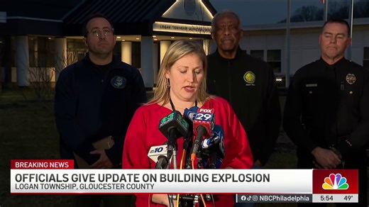 NJ officials give update on Logan Township building explosion