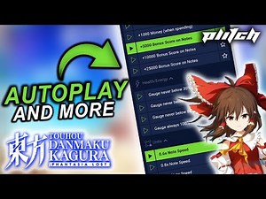 💙TOUHOU DANMAKU KAGURA PHANTASIA LOST Cheats💙: Autoplay, No Combo Break and more| Trainer by PLITCH
