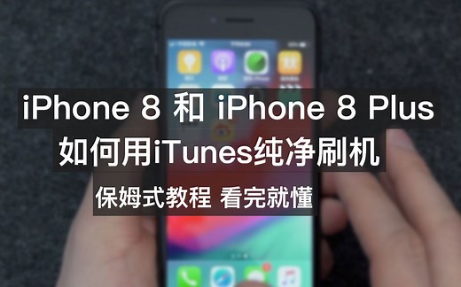 iPhone 8 和 iPhone 8 plus 用户必备教程！DFU模式纯净刷机！