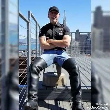 Thigh high boots for men