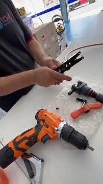 Como usar frangeador excêntrico e Parafusadeira da suryha