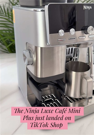 Ninja just launched Luxe Café Mini Plus Espresso Machine #tiktokmademebuylt #dealdrops #espressomachine #ninjaluxecafé #coffeemachine @Ninja UK