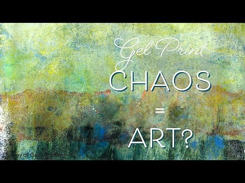 Gel Plate Gone Wild: Abstract Landscape Without a Map