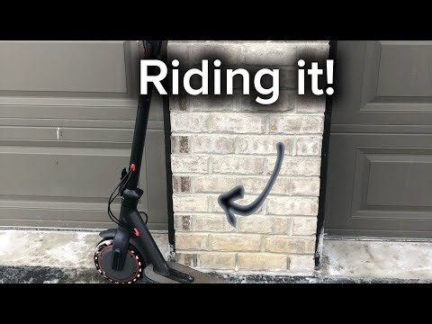 Riding my Maxshot v1 electric scooter 🛴