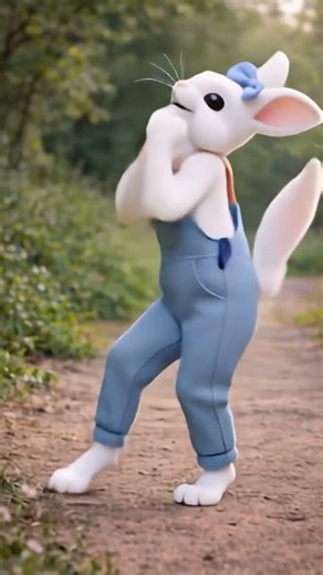 Cute Easter Bunny Dancing! 🐣 | Easter Fun Celebration 2026 #Shorts #funnydance #commentcava