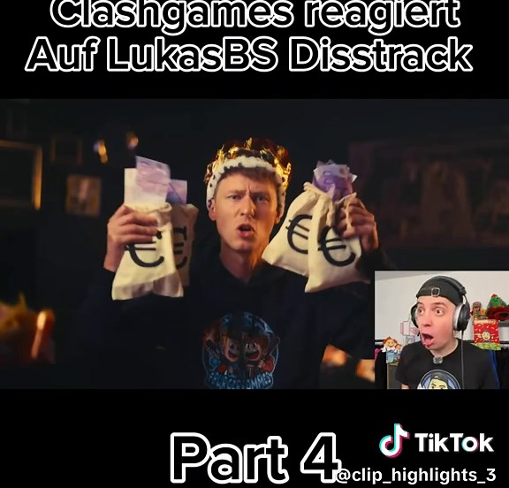 Clashgames reagiert auf LukasBS Disstrack #reaction #disstrack