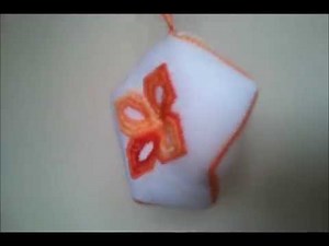 tuto biscornu à 2 faces (how to make biscornu)