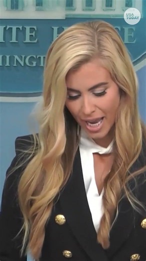 Katie Zacharia makes White House press secretary debut