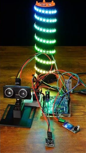 Arduino Interactive LED Installation! #diy #arduino