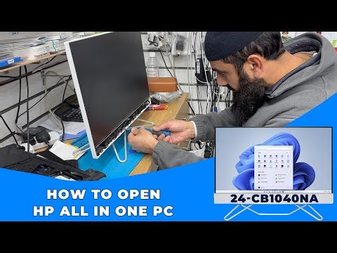 How to Open All in One HP PC (24-cb1040na)