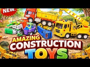 👉 Big Toy Truck Accident & Crane Rescue 🚧🚛 | Fun Kids Toy Story #toyswala
