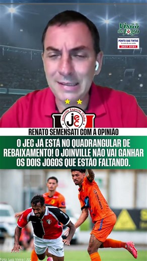 O JOINVILLE JÁ ESTÁ NO QUADRANGULAR DE REBAIXAMENTO! #Joinville #jec #catarinenae