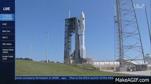 MUOS 5 Launch on Atlas V rocket on Make a GIF