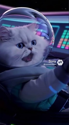 Two Cats in a UFO Refuse to Visit Earth 😂🌎 | Funniest Alien Cat Short #SORA #shorts